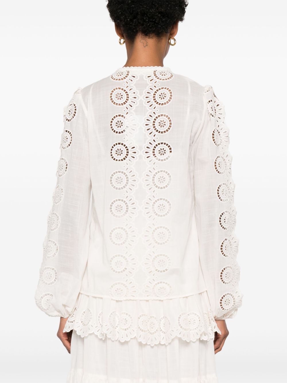 Zimmermann Lucky embroidered blouse
