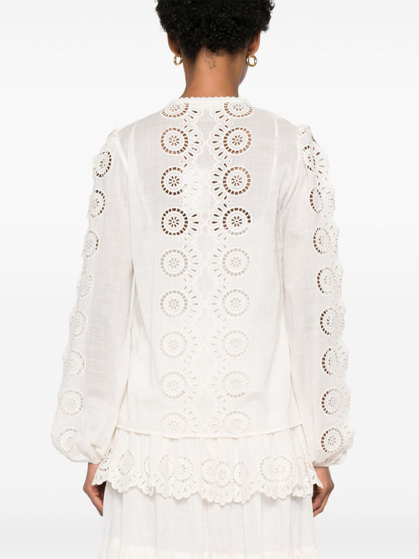 Zimmermann Lucky embroidered blouse
