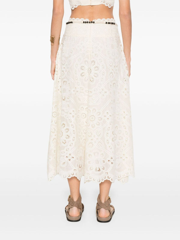 Zimmermann Skirts Ivory