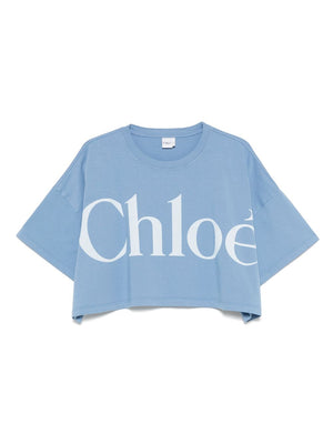 Chloé Chloè T-shirts and Polos Clear Blue
