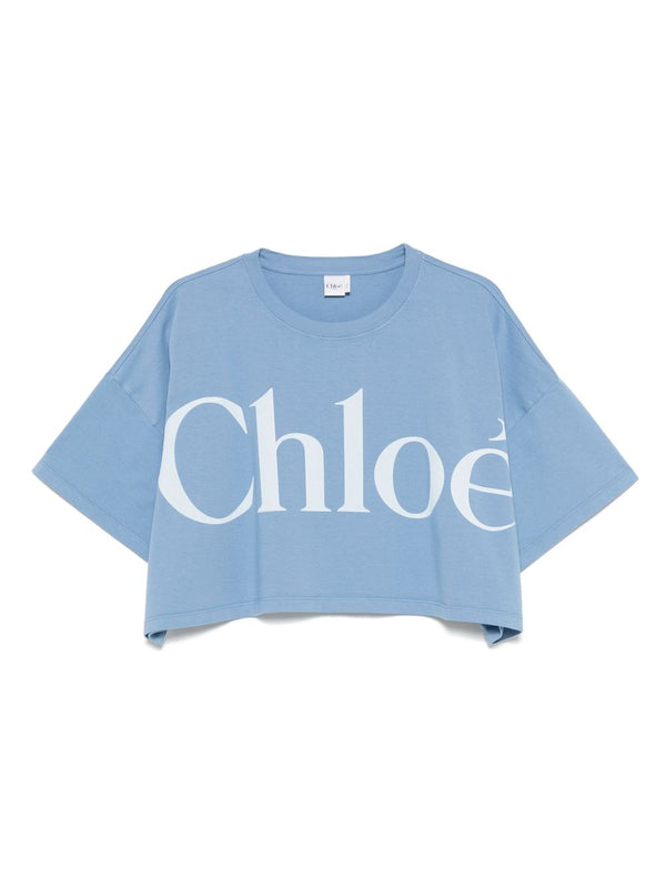 Chloé Chloè T-shirts and Polos Clear Blue