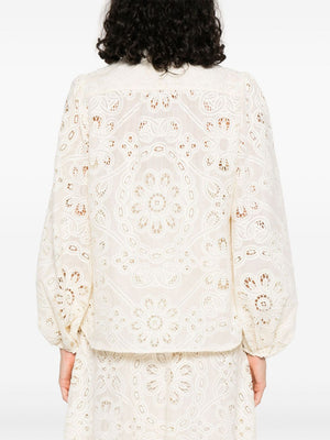 Zimmermann Shirts Ivory