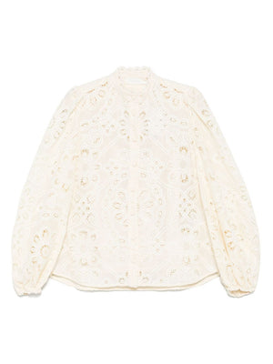 Zimmermann Shirts Ivory