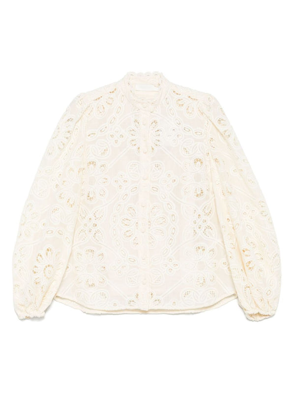 Zimmermann Shirts Ivory