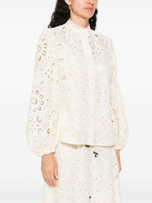 Zimmermann Shirts Ivory
