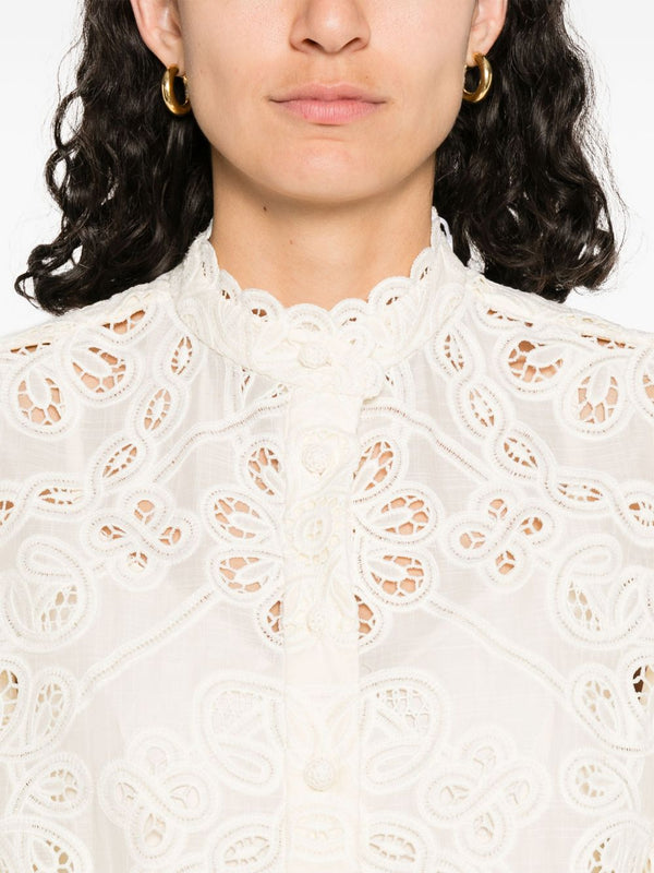 Zimmermann Shirts Ivory
