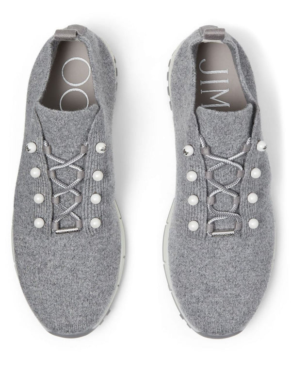 Jimmy Choo Veles Cashmere Knit Trainers