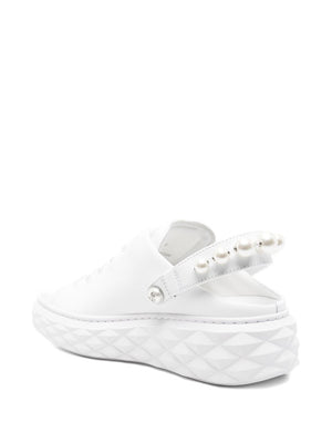 Jimmy Choo 50mm pearl-slingback platform sneakers
