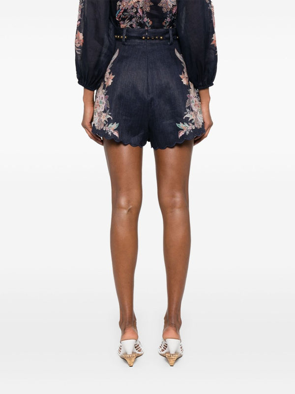Zimmermann Shorts Blue