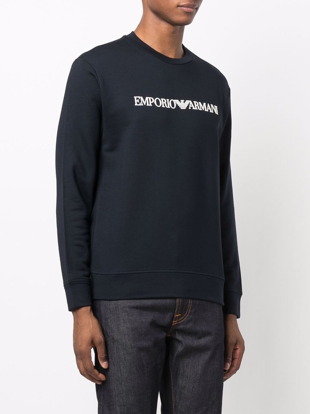 Emporio Armani Sweaters NAVY
