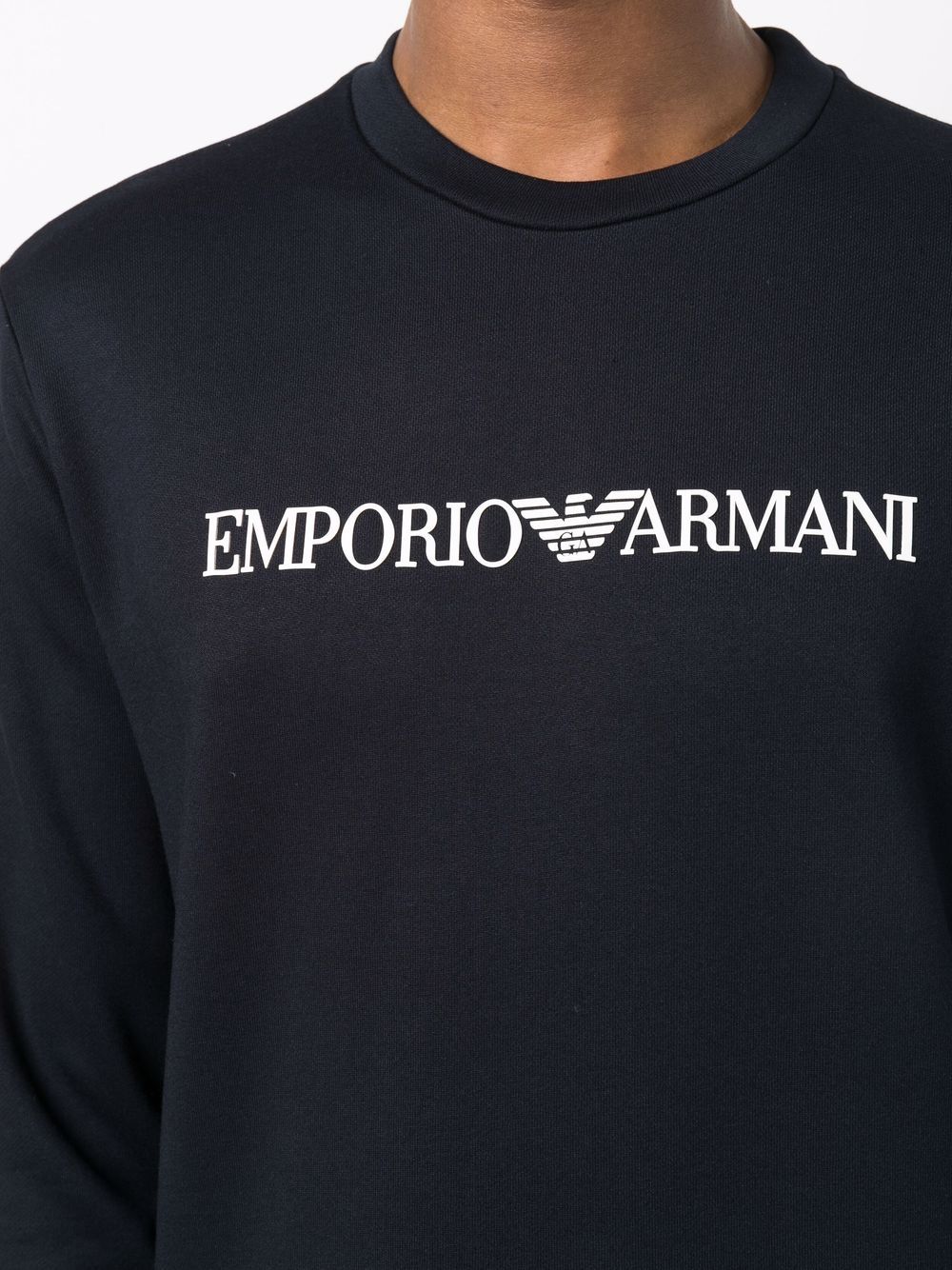 Emporio Armani Sweaters NAVY