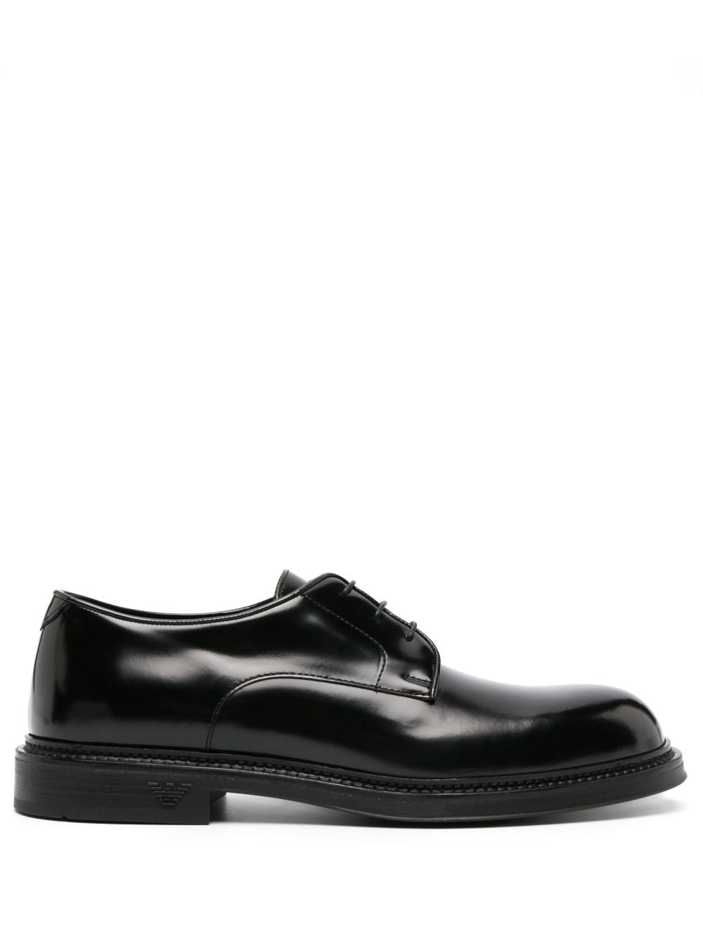 EMPORIO ARMANI EXCLUSIVE Derby shoes in buffed leather