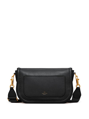 Valentino Garavani Alltime Grainy Calfskin Shoulder Bag