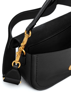 Valentino Garavani Alltime Grainy Calfskin Shoulder Bag