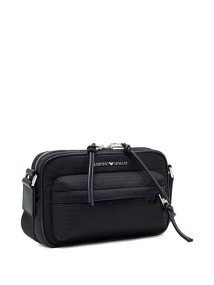 Emporio Armani logo-plaque crossbody messenger bag