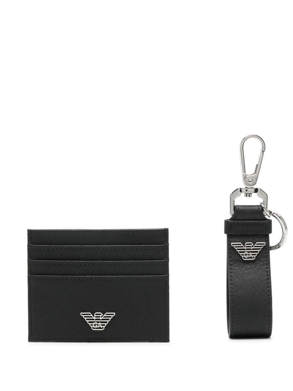 Emporio Armani Exclusive Card holder and keyring set
