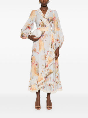 Zimmermann Ascension Ruffled Midi Dress