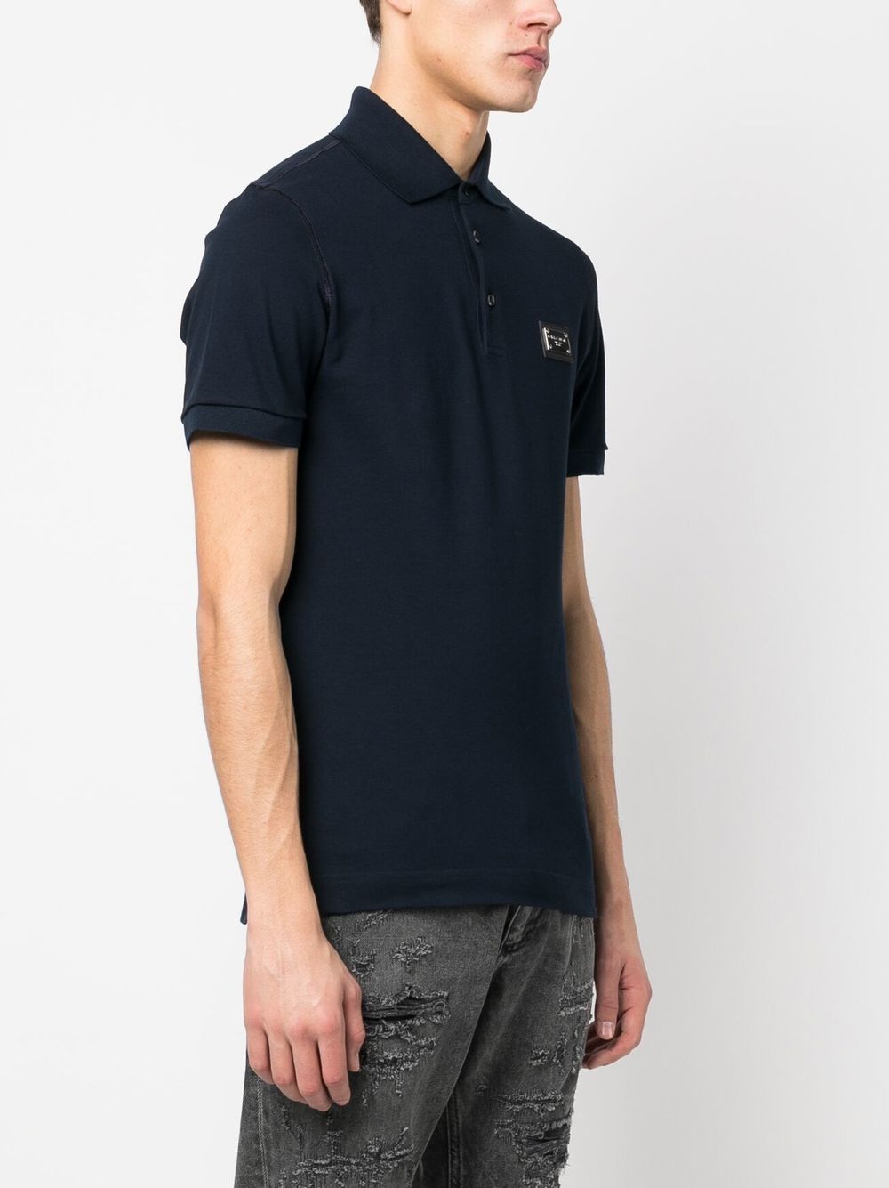 Dolce & Gabbana Logo cotton polo shirt