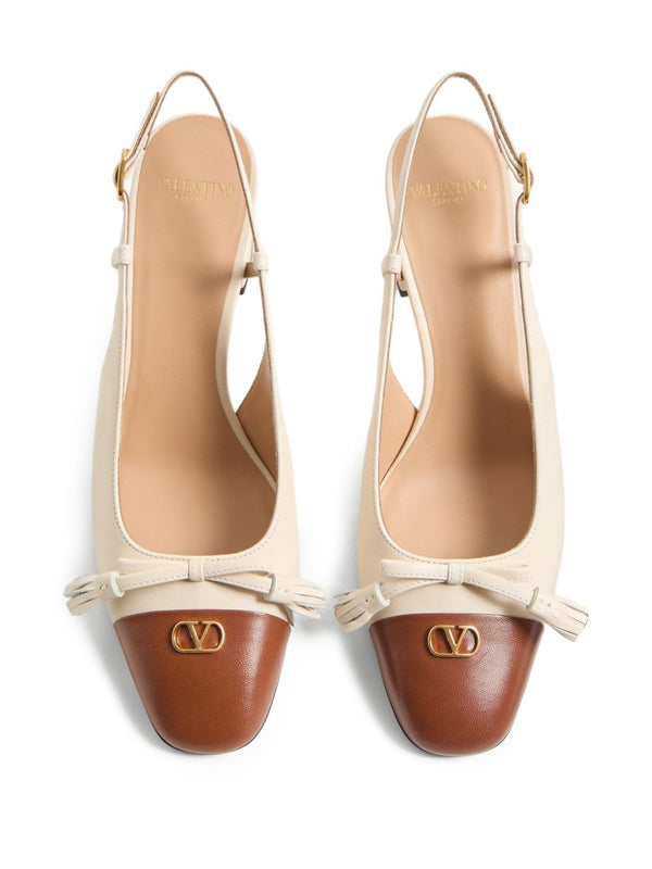 Valentino Garavani Valet Du Roi Goatskin Slingback Pump 60mm