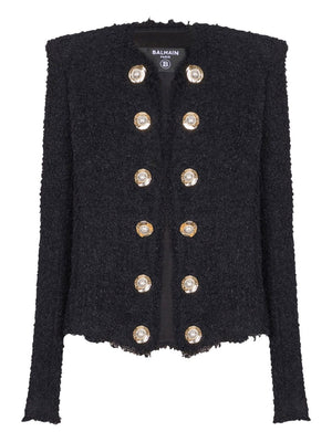 Balmain Edge-to-edge tweed jacket