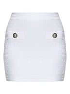 Balmain Tweed Mini Skirt