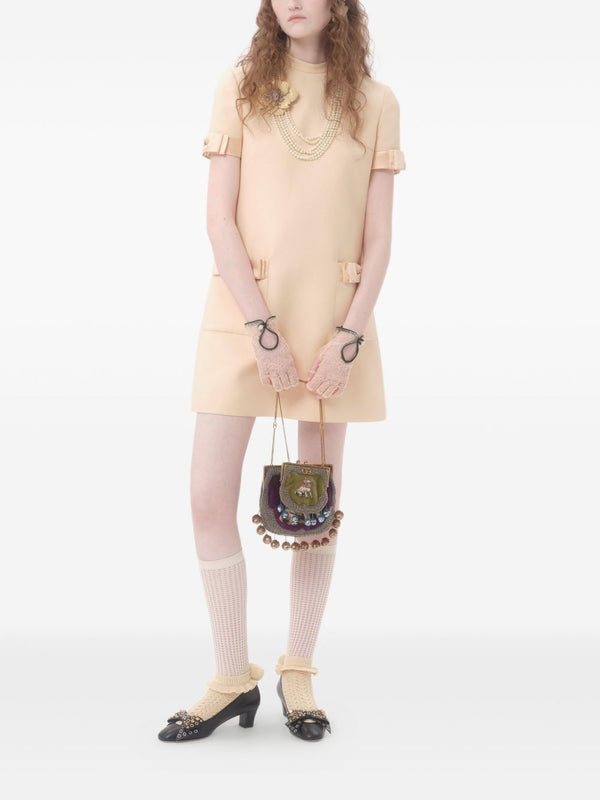 Valentino Short Crepe Couture Dress