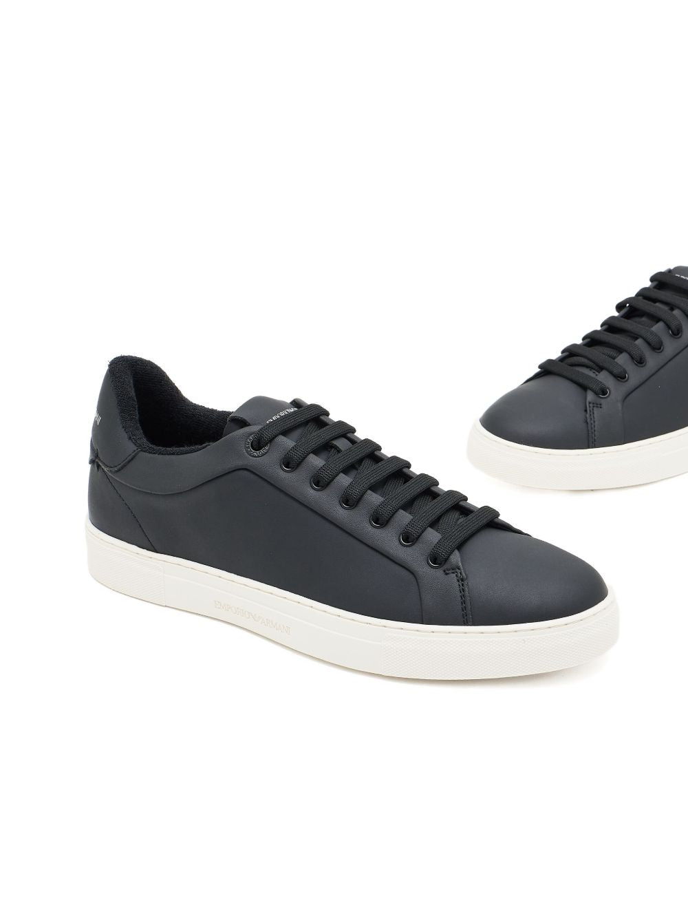 EMPORIO ARMANI EXCLUSIVE Soft leather sneakers