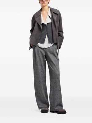 Emporio Armani Icon Nubuck Calfskin Biker Jacket