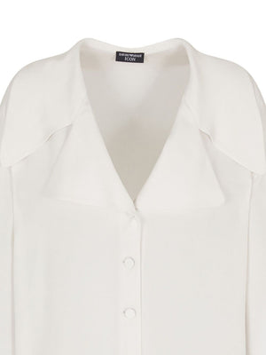 Emporio Armani Icon double silk georgette shirt