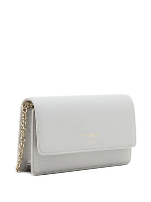 Emporio Armani Chain-strap leather clutch bag
