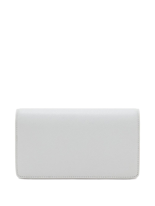Emporio Armani Chain-strap leather clutch bag