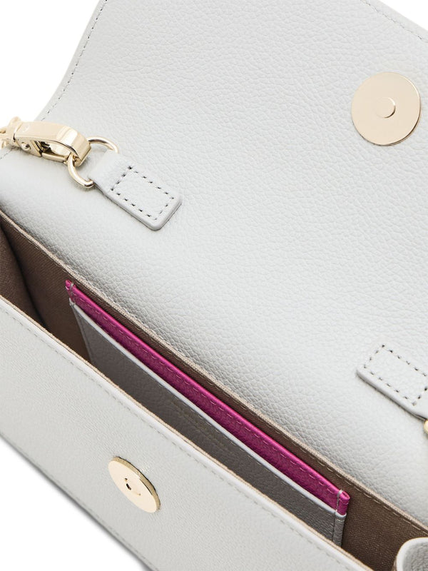 Emporio Armani Chain-strap leather clutch bag