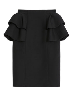Valentino Crepe Couture midi skirt