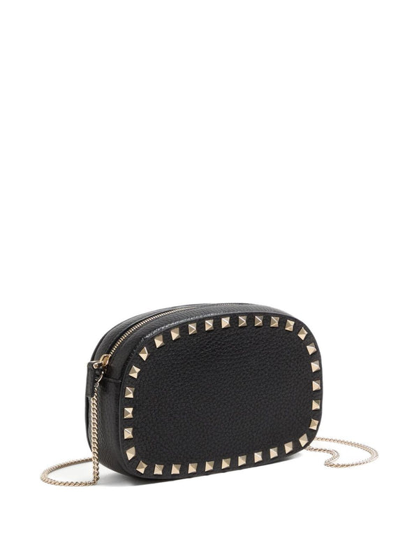 Valentino Garavani Mini Rockstud Shoulder Bag in Grainy Calfskin