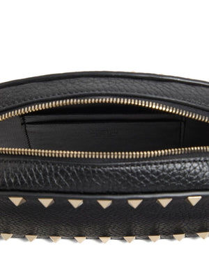 Valentino Garavani Mini Rockstud Shoulder Bag in Grainy Calfskin