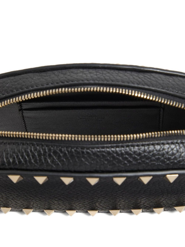 Valentino Garavani Mini Rockstud Shoulder Bag in Grainy Calfskin