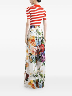 Dolce & Gabbana Striped Polo Top