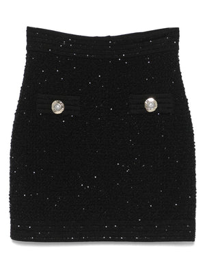 Balmain Tweed Mini Skirt