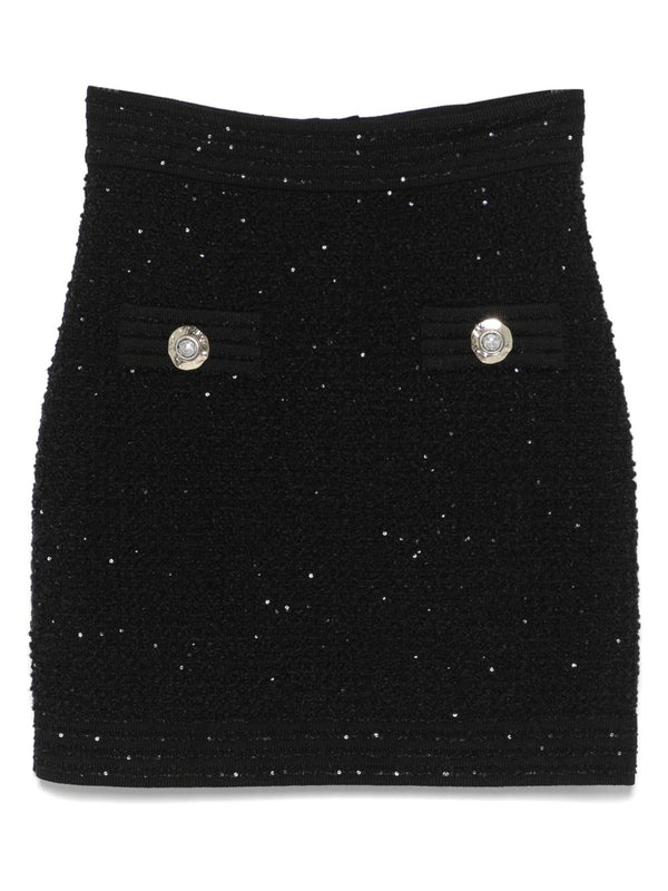 Balmain Tweed Mini Skirt