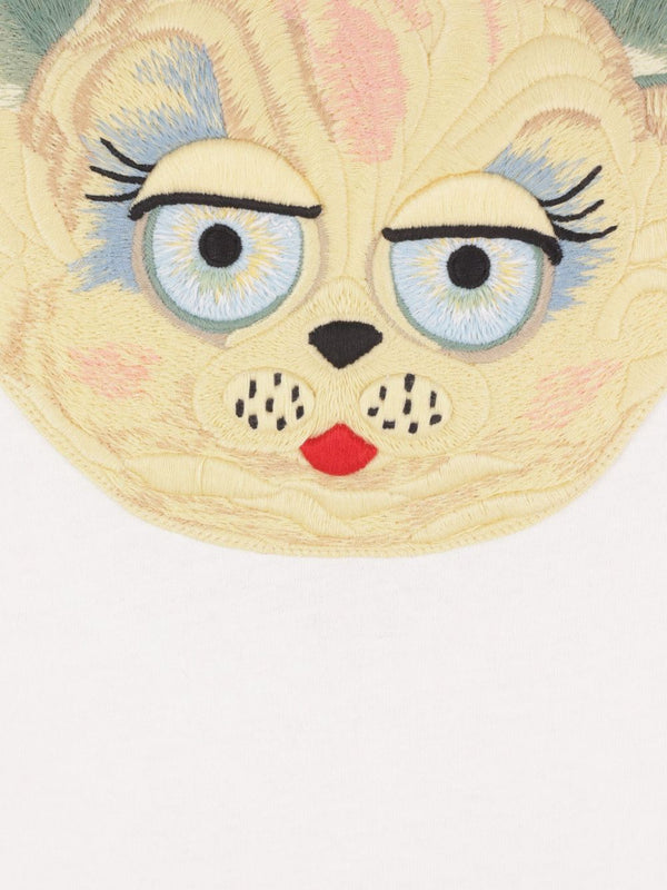 Valentino Cat-face patch T-shirt