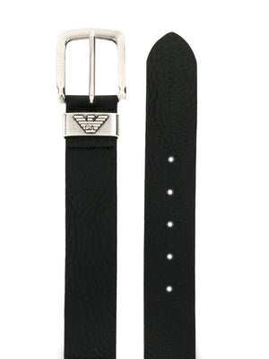 Emporio Armani Exclusive Leather belt with logo buckle
