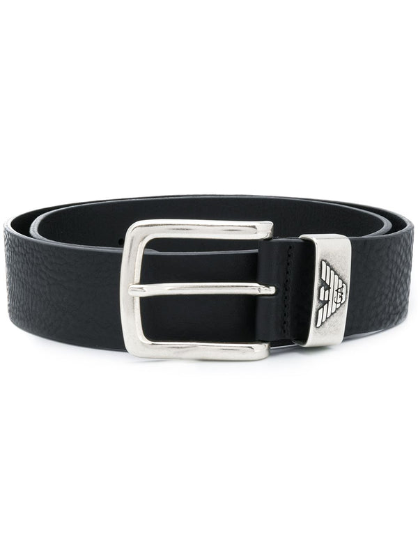 Emporio Armani Exclusive Leather belt with logo buckle