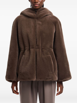 Emporio Armani Coats Dove Grey