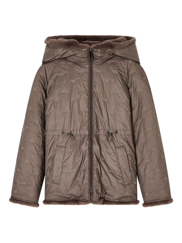 Emporio Armani Coats Dove Grey