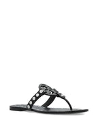 Tory Burch Studded Miller Patent flat sandals