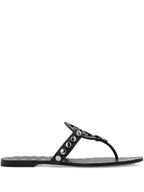 Tory Burch Studded Miller Patent flat sandals