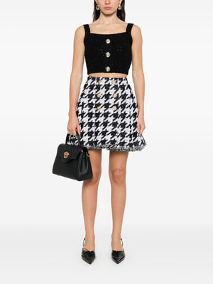 Balmain Black Sleeveless Tops