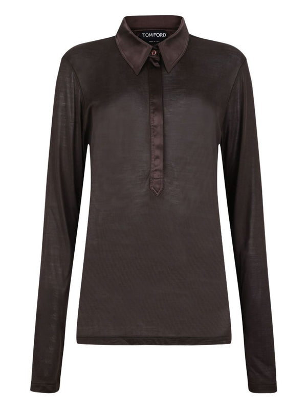 Tom Ford T-shirts and Polos Brown