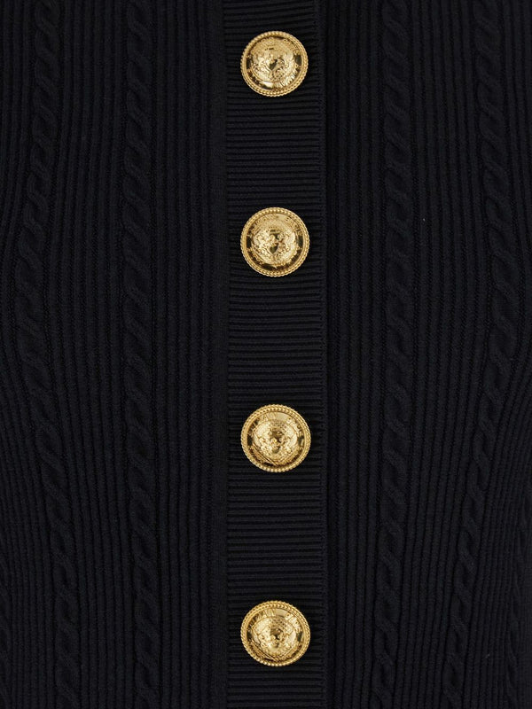 Balmain 4-pocket knitted cardigan