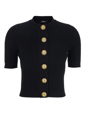 Balmain 4-pocket knitted cardigan